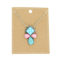 WESTERN TURQUOISE DICE CHAIN NECKLACE