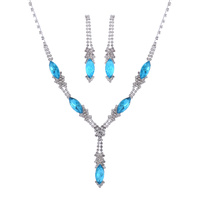 DRESSY RHINESTONE NECKLACE SET