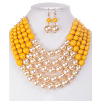 5 LINE PEARL NECKLACE