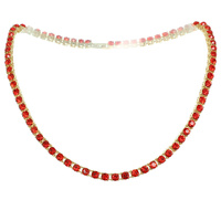 5MM CRYSTAL GEMSTONE TENNIS NECKLACE