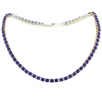 5MM CRYSTAL GEMSTONE TENNIS NECKLACE