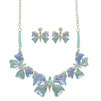 VINTAGE INSPIRED BUTTERFLY NECKLACE SET