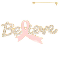 BREAST CANCER AWARENESS BROOCH PIN