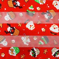 CHRISTMAS CUPCAKE THEMED NECKERCHIEF SCARF