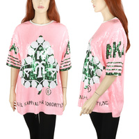 AKA SORORITY SEQUIN JERSEY SHIRT