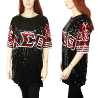 DST SORORITY SEQUIN JERSEY SHIRT