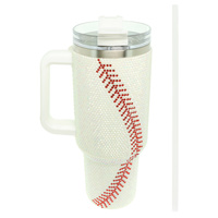 GAMEDAY BASEBALL STAINLESS STEEL TUMBLER