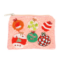 CHRISTMAS HOLIDAY TREE ORNAMENT COIN BAG