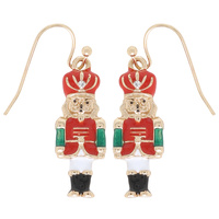 NUTCRACKER BALLET ENAMEL COATED EARRINGS