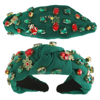 CHRISTMAS THEMED JEWEL EMBELLISHED HEADBAND