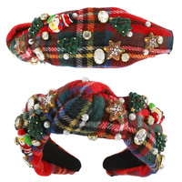 CHRISTMAS THEMED JEWEL EMBELLISHED HEADBAND