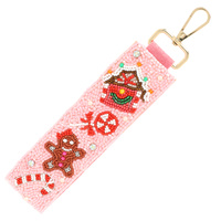 CHRISTMAS GINGERBREAD THEME KEY CHAIN