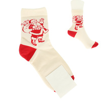 CHRISTMAS SANTA CLAUS COMFORT NOVELTY SOCKS